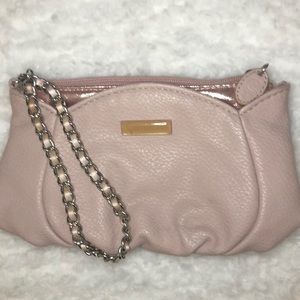 Tiny pink wristlet. Perfect for a flower girl etc